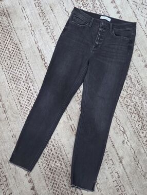 Flying Monkey High-Rise Black Button-Fly Women's Jeans Size 29
